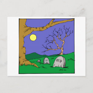Cartão Postal Noite de Graveyard
