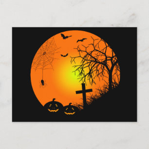 Cartão Postal Noite de Halloween