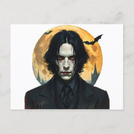 Cartão Postal Noite de Halloween - Ascensão de vampiro