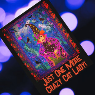 Cartão Postal Noite de Halloween Assombrada e Encantada Personal