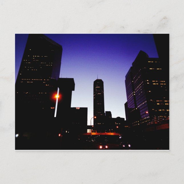 Cartão Postal Noite De Minneapolis (Frente)
