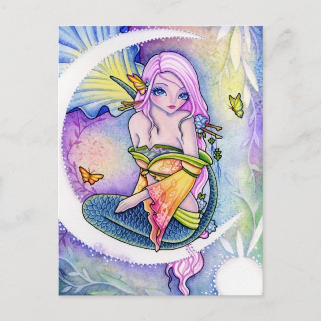 Cartão Postal Noite de Shimmering - Cartão-postal (Frente)