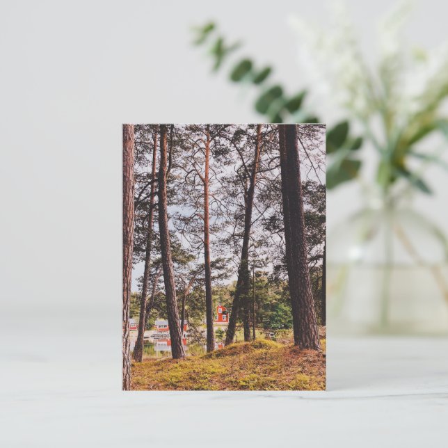 Cartão Postal Noite de Verão de Arquipélago (Em pé/Frente)