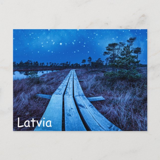 Cartão Postal Noite dos pântanos (Frente)