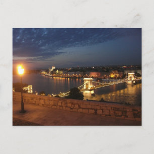 Cartão Postal Noite Encantada em Budapeste