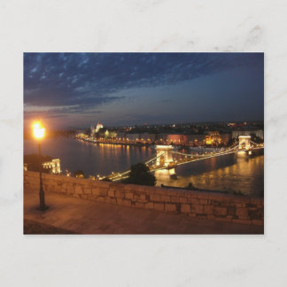 Cartão Postal Noite Encantada em Budapeste