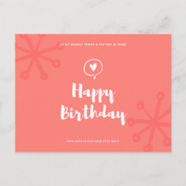 Cartão Postal Noite Engraçado