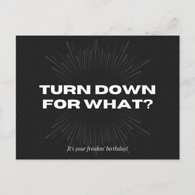 Cartão Postal Noite Engraçado (Frente)