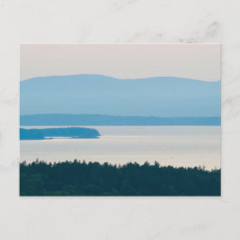 Cartão Postal Noite na Baía Penobscot, Maine