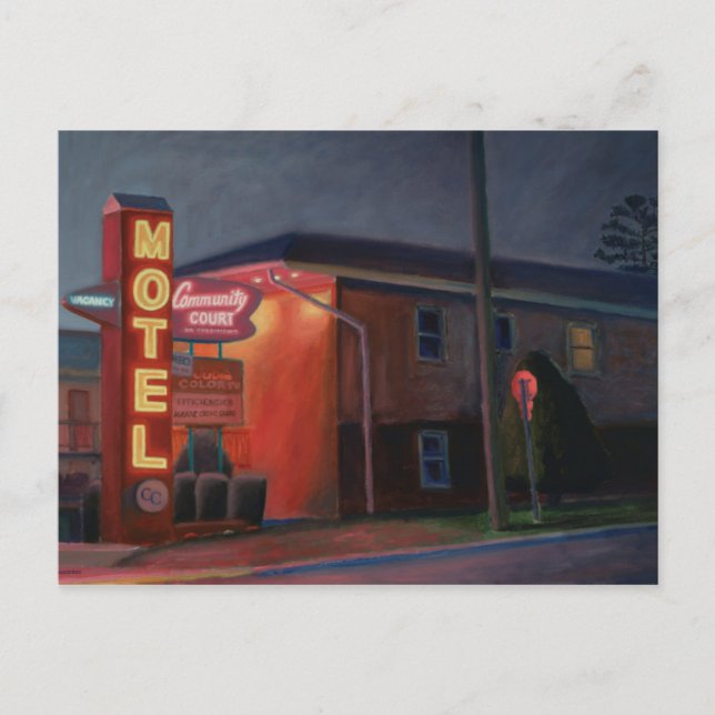 Cartão Postal Noite na Broadway 2003 (Frente)