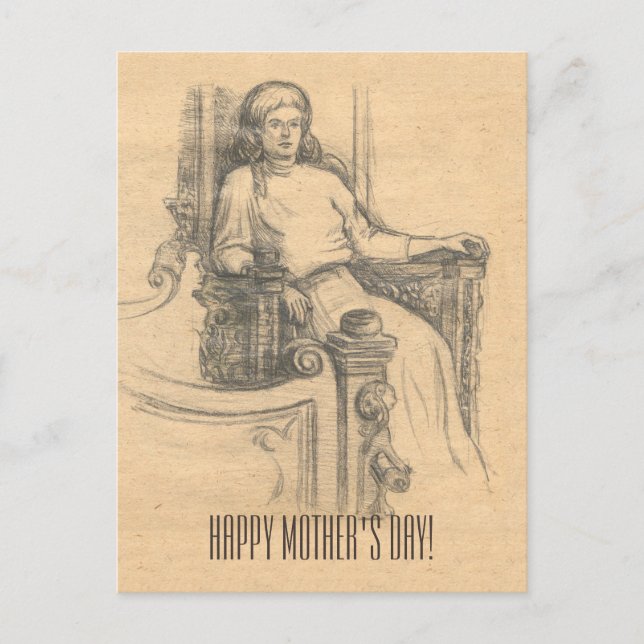 Cartão Postal Noite na casa antiga (Frente)