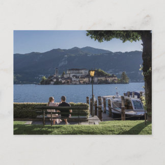 Cartão Postal Noite no lago