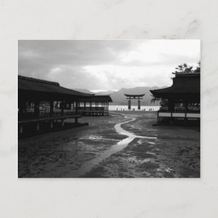 Cartão Postal Noite no Shrine de Itsukushima