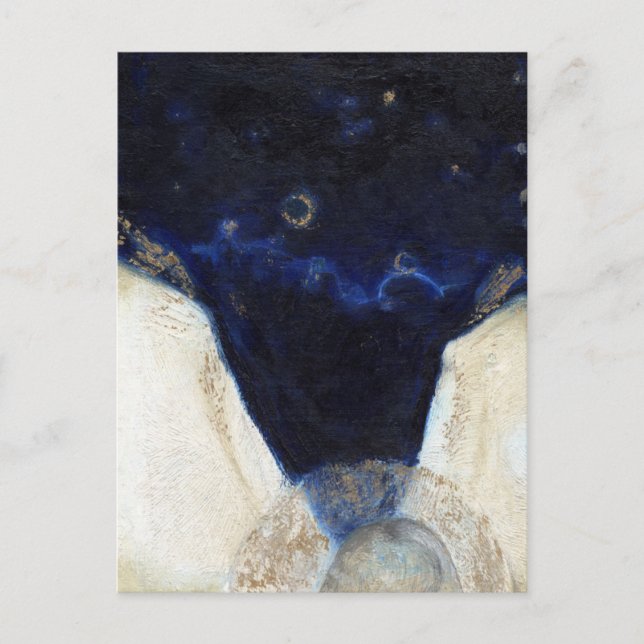 Cartão Postal Noite o anjo obteve suas asas 2 2013 (Frente)