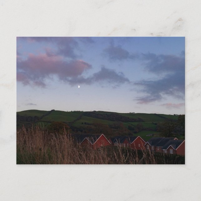 Cartão Postal Noite pacífica em Newtown (Frente)