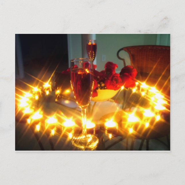 Cartão Postal Noite Romântica (Frente)