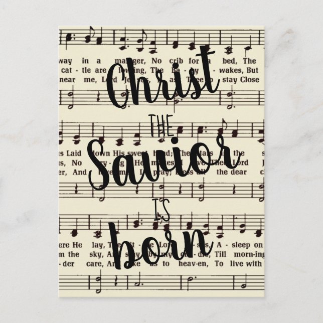 Cartão Postal Noite Silenciosa (Frente)