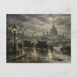 Cartão Postal Noites Vitorianas em Londres por BurnsInHell