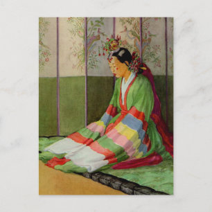 Cartão Postal Noiva Coreana