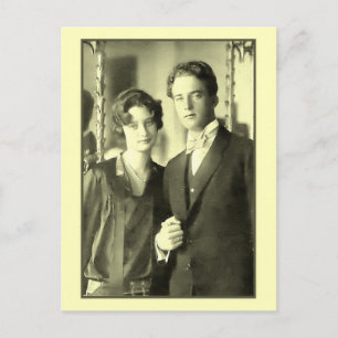 Cartão Postal Noivado da Princesa Astrid e Príncipe Leopold