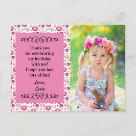 Cartão Postal Noivado de Cupcakes Rosa Bonitos