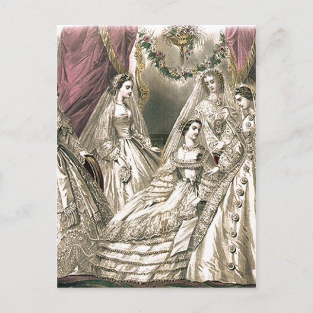 Cartão Postal Noivas vitorianas (Frente)