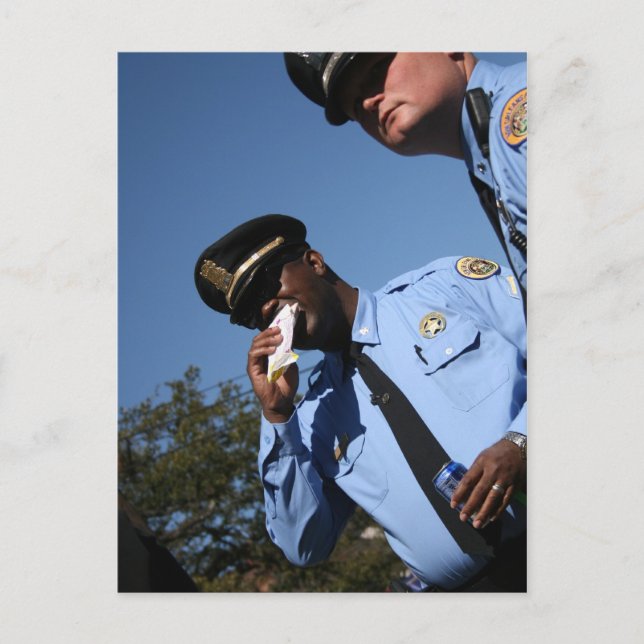 Cartão Postal NOLA CopsPostcard (Frente)