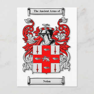 Cartão Postal Nolan Casaco de Armas