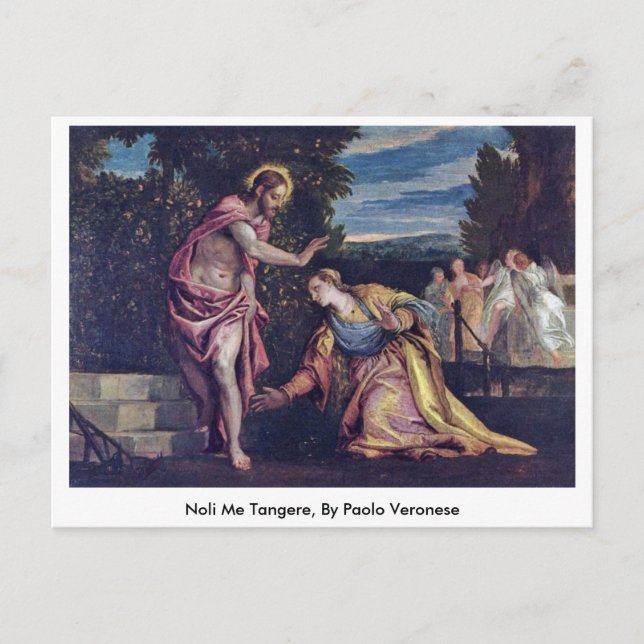 Cartão Postal Noli Me Tangere, De Paolo Veronese (Frente)