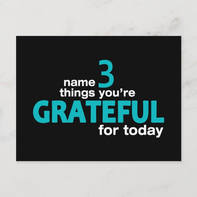 Cartão Postal Nome 3 Coisas... Coleção (Frente)