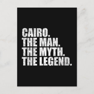 Cartão Postal nome Cairo, Cairo O Homem O Mito A Lenda