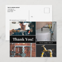 Cartão Postal Nome Comercial de Canalização de Fotografias Perso