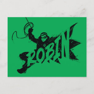 Cartão Postal Nome do Pincel Robin Ink
