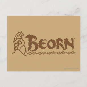 Cartão Postal Nome do urso BEORN™