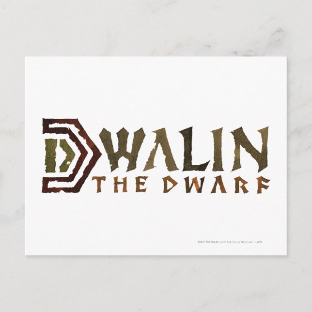 Cartão Postal Nome Dwalin (Frente)
