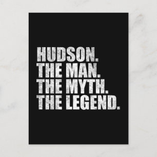 Cartão Postal Nome Hudson, Hudson O Homem O Mito A Lenda