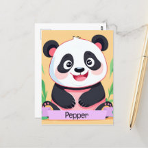 Nome Personalizado de Panda de Bebê