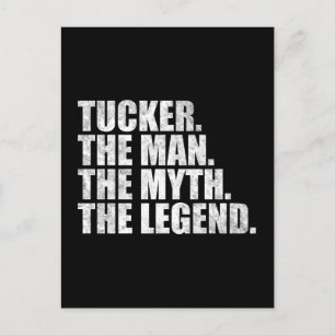 Cartão Postal Nome Tucker, Tucker O Homem O Mito A Lenda