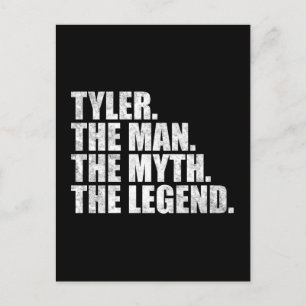 Cartão Postal Nome Tyler, Tyler O Homem O Mito A Lenda