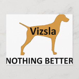 Cartão Postal Nome Vizsla cor do silo nada melhor