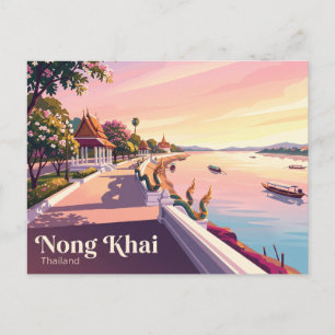 Cartão Postal Nong Khai (Rio Mekong) Tailândia