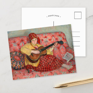 Cartão Postal Nono à La Guitare   Henri Lebasque