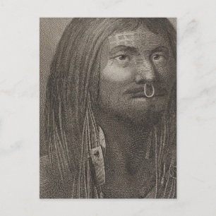 Cartão Postal Nootka Man, Colúmbia Britânica