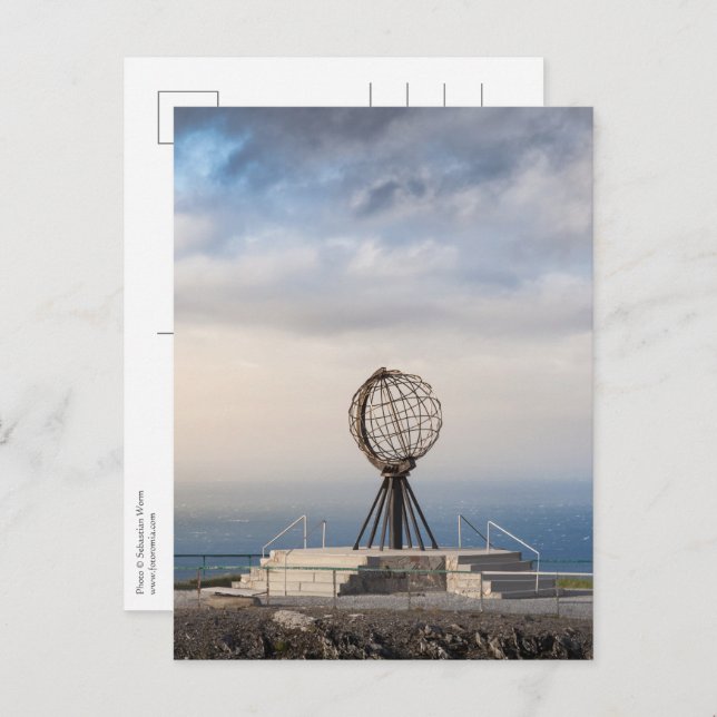 Cartão Postal Nordkap Noruega (Frente/Verso)