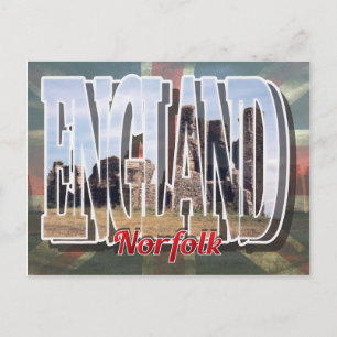 Cartão Postal Norfolk, England Postcard