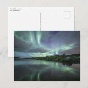 Cartão Postal Norte Lights Noruega