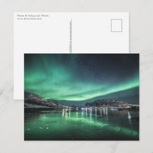 Cartão Postal Norte Lights Noruega