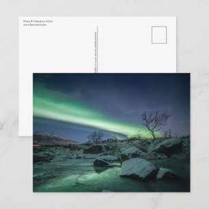 Cartão Postal Norte Lights Noruega