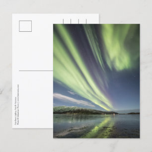 Cartão Postal Norte Lights Noruega