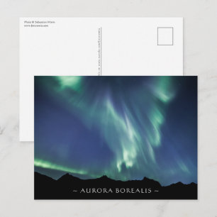 Cartão Postal Norte Lights Noruega
